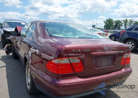 1998 Mercedes-Benz Clk 320 из США, поврежденный, VIN WDBLJ65G6WF036833